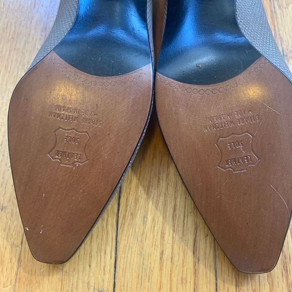 Vintage Stuart Weitzman Textured Heels - Picture 7 of 8
